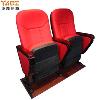 China Commercial Furniture Church Folding Seat Lecture Hall Conference Meeting Chair Amphitheater Theater Chair Cinema Movie Chair (YA-16) for sale