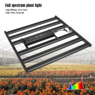 China Yuanhui 400W SAMSUNG LM301B LED Foldable Plant Grow Light With 0-10V Dimmable Full Spectrum Plant Growth Lamp for sale