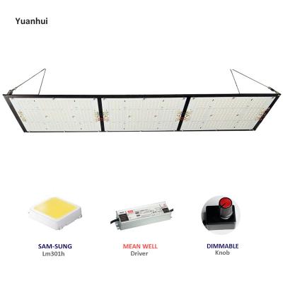 China Seed Starting Yuanhui High Efficiency Full Spectrum Dimmable 320 Watt Led To Grow Light With Waterproof Connector for sale