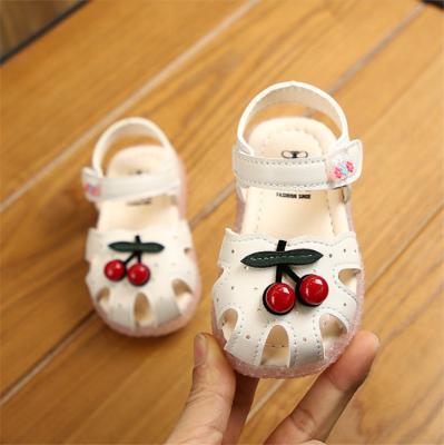 China Massage 2022 Summer Children's Sandals Soft Cherry Soles Baby Sandals for sale