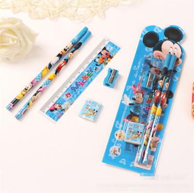 China School& 5 Piece Office Pencil Student Pencil School Supplies Stationery Set for sale