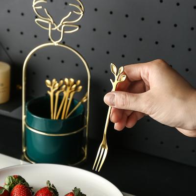 China Viable Wholesale Custom Logo Gold Color Kitchen Ceramic Chopstick Utensil Cutlery Holder for sale