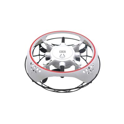 China 360 Degree Mini Rotating Gesture Infrared Induction Control Flying Magic UFO Drone Toy With Light Weight 11*11*4.5cm for sale