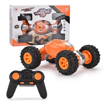 China 2.4GHz R/C Radio Control Eco-friendly Material Remote Double Sided 360 Rotation Twisted Stunt Car Toys For Kids for sale