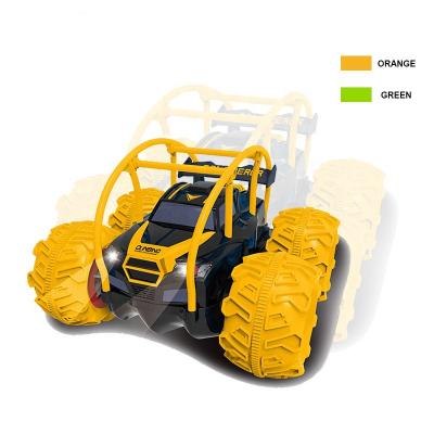 China 2.4G RC Model 2.4G RC Dump Truck Amphibious Toy Super Stunt Walker Stunt With Light for sale