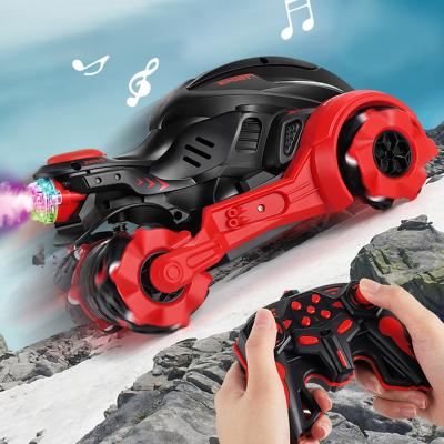 China RC Hobby Kids Motorcycle High Speed ​​Racing Tank Slid Drift Stunt Rc Car Remote Control Water Jet for sale