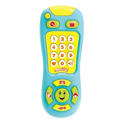 China Early Development Toy Educational Cell Phone Kids Control Smart Musical Toy Baby Cell Phone Toy with Light and Music for sale