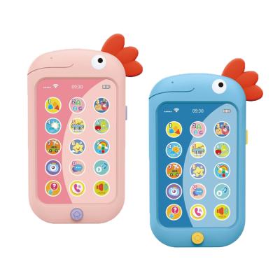 China Safety Cell Phone Educational Kids Control Smart Musical Toy Baby Cell Phone Toy with Light and Music for sale