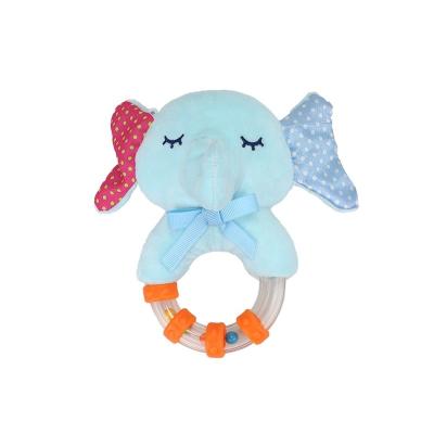 China 2020 Soft Plush Toy Newborn Baby Animal Bell Soft Rattle Toy For Children For Kids for sale