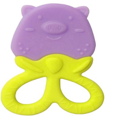 China Soft Toy Drop Shipping Cute BPA Food Grade Teething Toy Silicone Soft Baby Teether Organic Silicone Milk Teeth Stick for sale