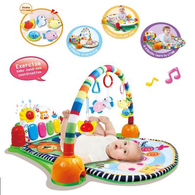 China Multifunctional Educational Toy Musical Game Baby Gym Mat Piano Covering Toy For Children for sale