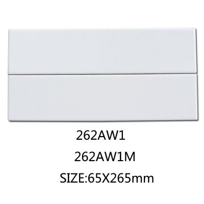 China Glazed White Subway Tile Latest New Metallic Tiles Design For Bathroom/Shower Room/Balcony Decoration Te koop