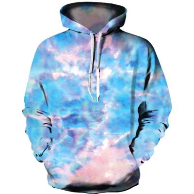 China Custom Unisex Anti-Wrinkle Satin Striped Tye Dye Hoodies Oversized Hoods Pullover Fashion Unisex for sale