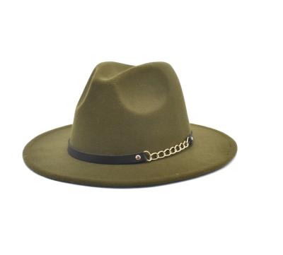 China Character Wide Brim Winter Autumn Men Felt Flex Hat Felted Hat For Gentleman Cloche Panama Sombrero Top Hat for sale