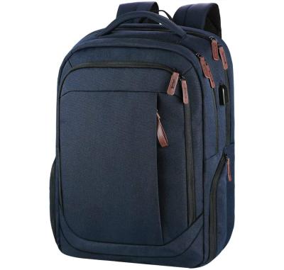 China With Usb Polyester Casual Usb Polyester Laptop Blue Filling Left Backpack For Business for sale