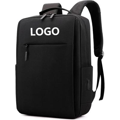 China With USB Travel Shoulder Casual Water Resistant School Backpacks Black For Students for sale