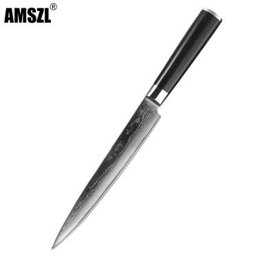 China Sustainable 8 Inch Professional Damascus Carving Knife Super Sharp Durable Kitchen for sale