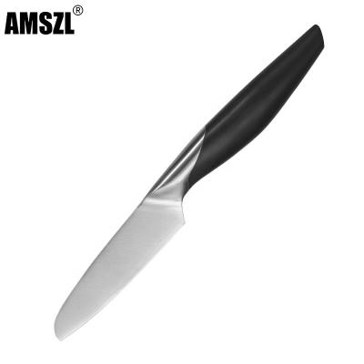 China 3 Layers Durable 9Cr18Mov Fruit Knife Plated Steel Extremely Sharp Paring Knife Peeling Knife for sale