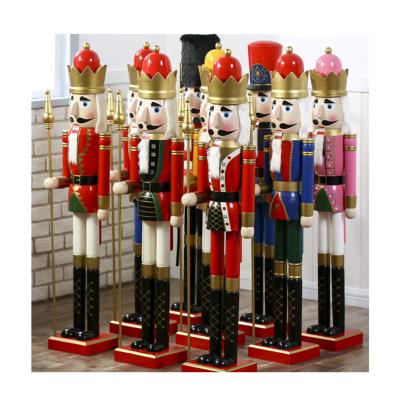 China Perfect for gifts for dogs or cats 4 feet/120 tall high quality CM/4 ft/1.2 M Wooden Nutcracker Soldier for Christmas decoration for sale