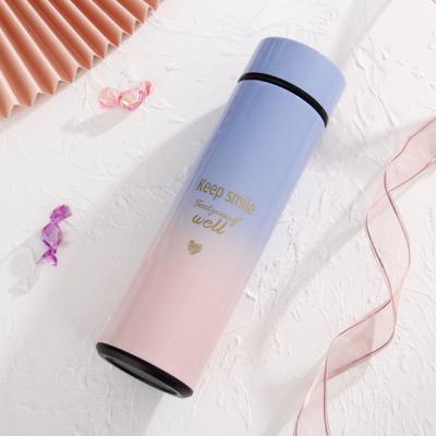 China PORTABLE 500ml Outdoor Intelligent Led Display Reminder Smart Thermo Water Bottle In Custom for sale