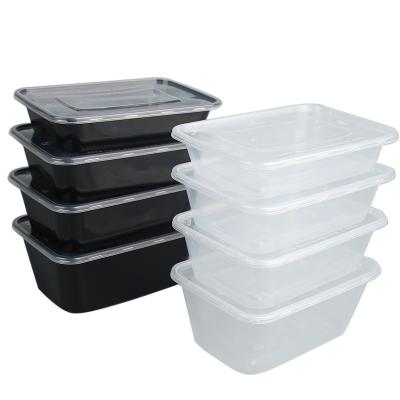 China No Clear Packaging 1000ML Disposable Microwavable Plastic Food Container for sale