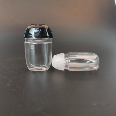 China BEAUTY PACKAGING Mini Clean Gel Hand Sanitizer Bottle 30ml With Bottle With Silicone Holder for sale