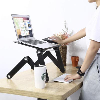 China Factory Sale Adjustable (Height) Computer Stand Desk Lift Table Single Laptop Tray For Bed for sale