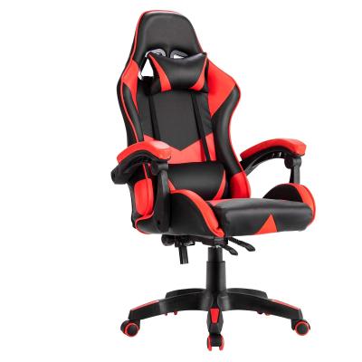 China Free Sample (Hight) Adjustable PC Desk Racing Computer Silla Gamer Led Gaming Chair Leather Extended With Footrest for sale