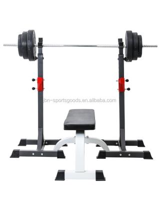 China Other Adjustable Split Squat Rack Weight Bench Rack Weightlifting Rack Barbell Rack Can Be Equipped With Dumbbell Bench Strength Training for sale