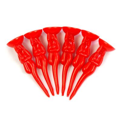 China Beauty Plastic Nail Golf Tee Ball Plastic Tee 52mm Golf Accessories for sale