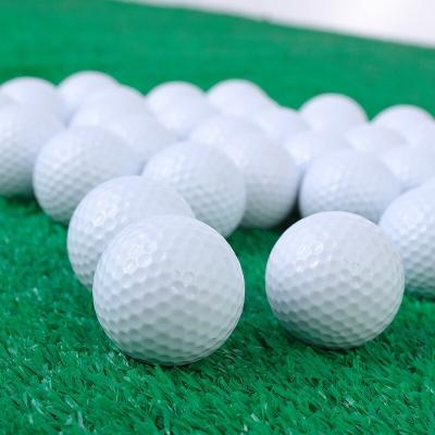 China Gift Golf Ball Golf Practice Ball Two Piece Double Ball Practice Balls for sale