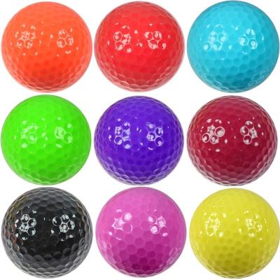 China GOLF Indoor Rubber Practice Ball Indoor Rubber Ball Gift Color Double Gift Ball Driving Range Ball for sale