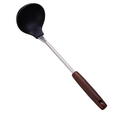 China Sustainable Kitchen Tools Spatula Pot and Scoop Cookware Set Stainless Steel Silicone Kitchenware Silicone Spatula Head Set for sale