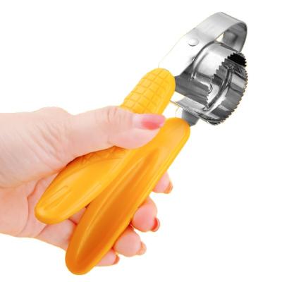 China New Sustainable Kitchen Tools Corn Peeler Cutter Stainless Steel 410 Stainless Steel Peeler for sale