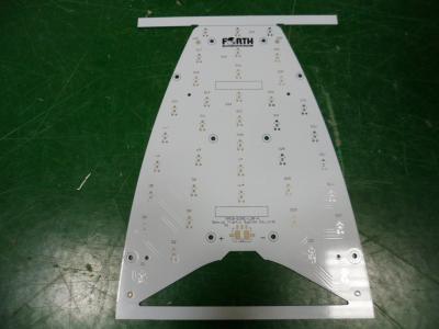 China 0.3mm - 3mm Aluminum Rigid Single-sided LED Light  PCB for SMD2835 , SMD 5630 , CREE for sale