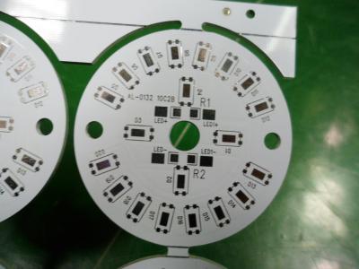 중국 둥근 금속 단 하나 층 LED 전구 PCB 1.0mm/1.2mm/1.5mm 주문 LED PCB 판매용