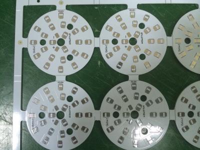 China Black Silkscreen LED FR4 PCB Assembly 0.8mm ~ 3.0mm LED Lighting PCB for sale