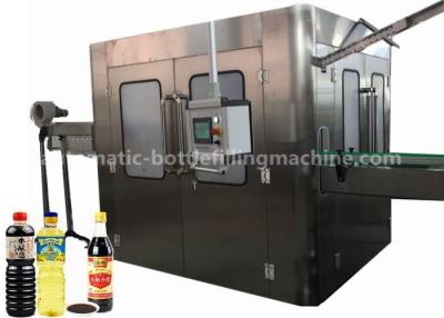 China Vinegar / Soy Sauce Plastic Bottle Filling And Capping Machine , Oil Bottling Equipment 3000BPH for sale