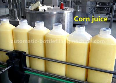 China 8-8-3 Corn Juice Bottle Filling Machine 1.5L HDPE Bottle With Aluminum Foil Sealing for sale