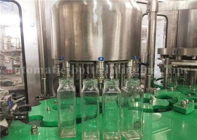 China ISO Small Glass Bottle Filling Machine For Fruit Pulp Juice / Flavored Water / Coconut Milk for sale