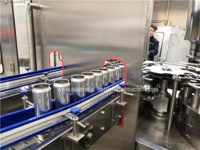 China 330ml  Juice Beverage Can Filling Machine  Automatic Can Filler Seamer Line for sale