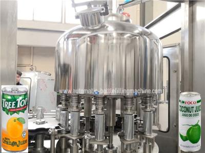 China 6000BPH 12 Nozzles  Aluminum Beverage Can Filling Machine Seamer for sale