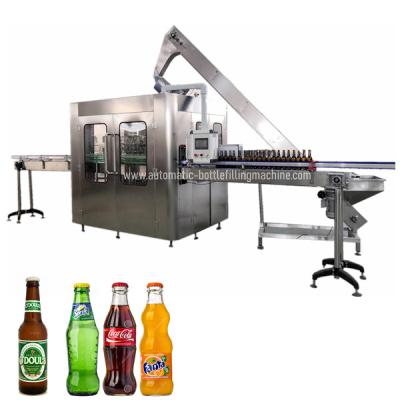 China 750ml Beer Glass Bottle Filling Machine with rotary capping function for sale