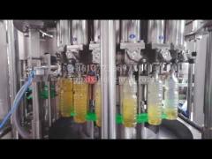 Rotary type PET bottle Edible oil filling and packing 2 in 1 unit machine,cooking oil filling plant