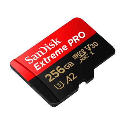 China 100% Plastic Original SanDisk SD Card 256gb 64gb 128gb pro C10 A2 V30 U3 micro extreme memory card up to 170m/s with adapter for sale