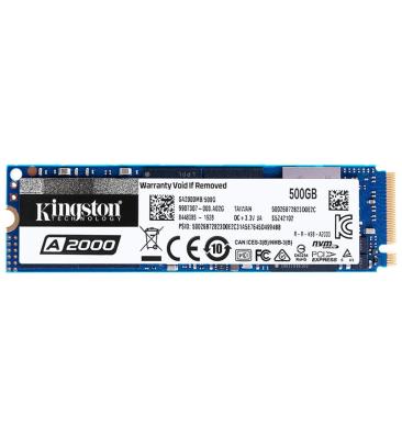 China Original Solid State Drive Sff Kingston A2000 Nvme Pcie M.2 2280 SSD 250gb 500gb 1tb Internal Solid State Drive For PC Notebook for sale