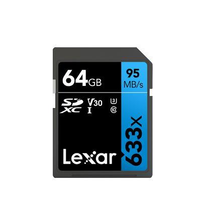 China SD Card For Camera Video Hot Sale Lexar Sd633x 16g 32gb U1 SD Card 64gb 128gb 256gb 512gb U3 V30 C10 Memory Card For 4k Video Camera for sale