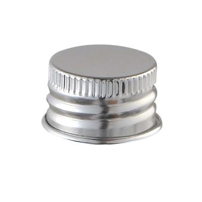 China Non Spill 24Mm Silver Gold Aluminum Screw Cap for sale