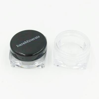 China High Quality Cosmetic 5g Mini Clear Small Plastic PP PS Skin Care Cream Jar Black for sale