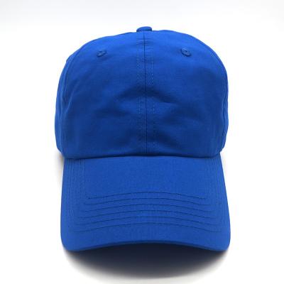 China White Character Polyester Fit 6 Panel Plain Soft Dry Hat Baseball Cap Blue Sports Hat Summer Hat for sale